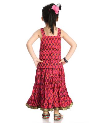 Sanganeri Print Cotton Lehenga Choli 3