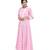 Pink printed cotton ethnic kurtis