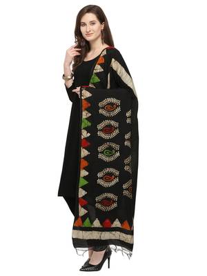 Multicolor Cotton Silk Printed Womens Dupatta 2