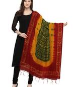 Multicolor Cotton Silk Printed Womens Dupatta