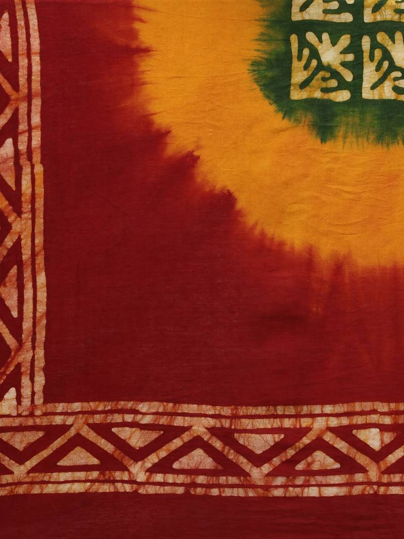Multicolor Cotton Silk Printed Womens Dupatta