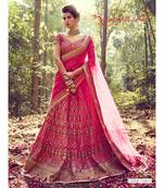 Pink Bridal Carnival Designer Embroidery Wedding Lehenga