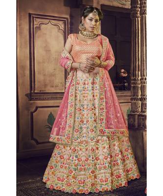 Pink Virasat Wedding Designer Lehenga 1