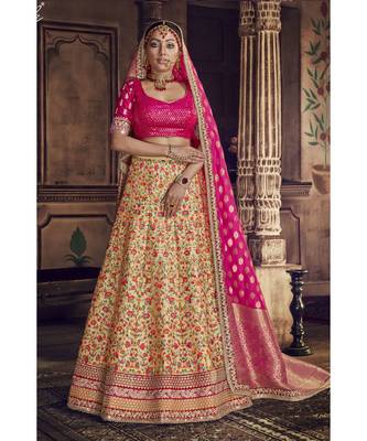 Yellow Virasat Wedding Designer Lehenga 2