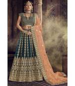 Green Virasat Wedding Designer Lehenga