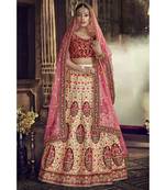 Beige Virasat Wedding Designer Lehenga