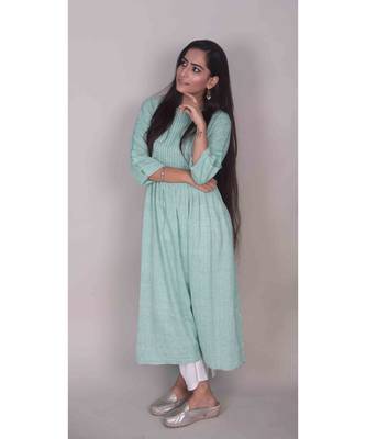 Green Kurta dress 1