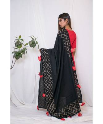 red embroidered cotton stitched kurta sets 2