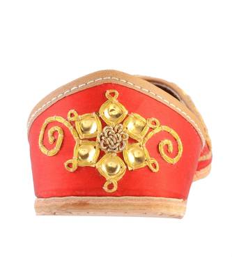 Red danka jutti flats mojaris 6