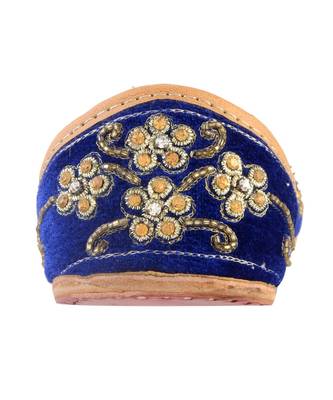 royale blue flats mojaris 6