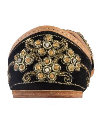 royale black flats mojaris 3