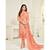 Orange Cambric Cotton Printed & Embroidered Unstitched Salwar Suit