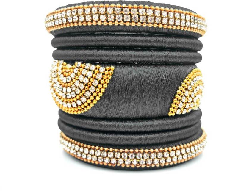 Black pearl bangles-and-bracelets