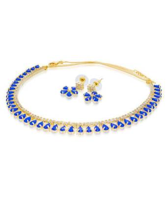 Gold diamond necklace-sets 3