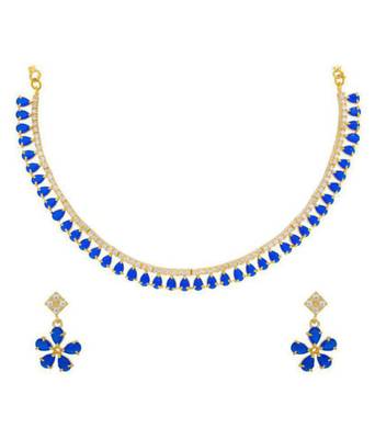 Gold diamond necklace-sets 4