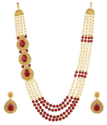 Gold diamond necklace-sets 3