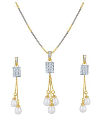 Gold diamond necklace-sets 3