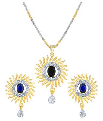 Gold diamond necklace-sets 3