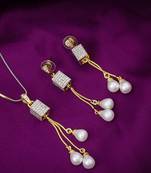 Gold diamond necklace-sets