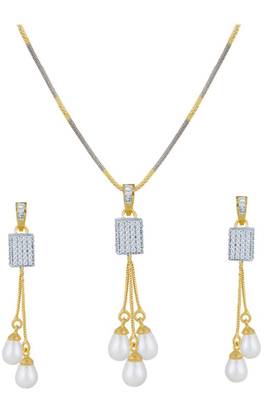 Gold diamond necklace-sets 3