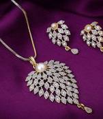 Gold diamond necklace-sets