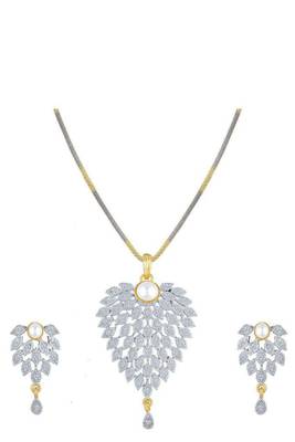 Gold diamond necklace-sets 3