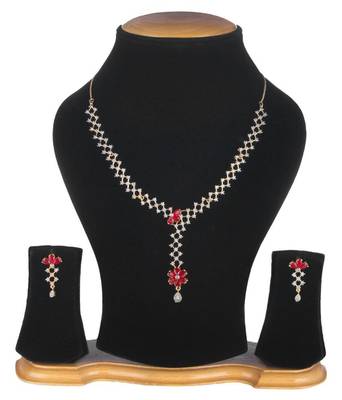 Gold diamond necklace-sets 1
