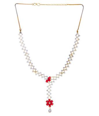 Gold diamond necklace-sets 3