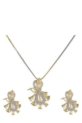 Gold diamond necklace-sets 3