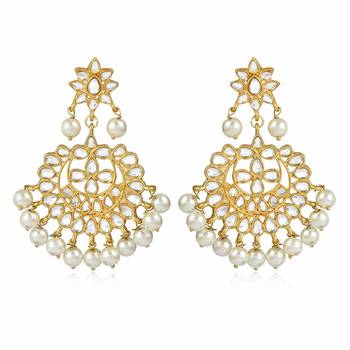 White Earrings 1