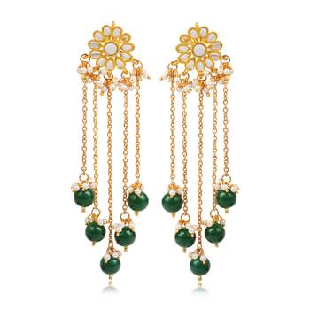 Green Earrings 1