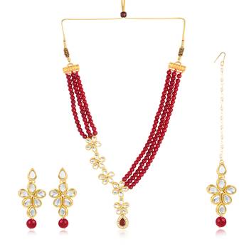 Red Necklace Sets 1
