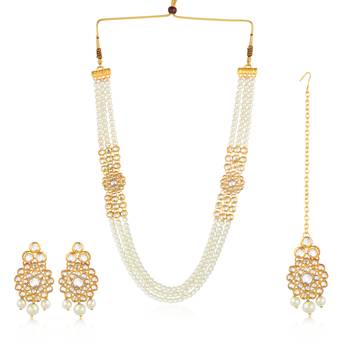 White Necklace Sets 1