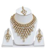 Gold diamond necklace-sets