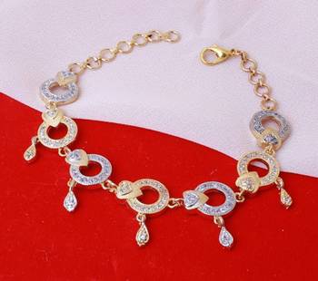 Gold diamond bracelets 1