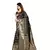 Black Woven Art Silk Saree With Blouse