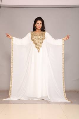 Dubai Kaftan Women Dress Long Gown Farasha Wear 1