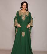 Dubai Kaftan Women Dress Long Gown Farasha Wear