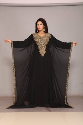 Dubai Kaftan Women Dress Long Gown Farasha Wear 1
