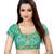 Spangel Enterprise Women's Elephant Print Round Neck Saree Blouse