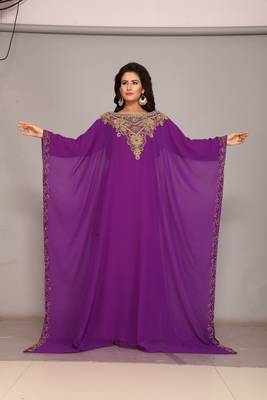 Dubai Kaftan Women Dress Long Gown Farasha Wear 1