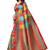 Multicolor printed art silk sarees saree with blouse