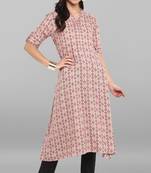 Janasya Multicolor printed rayon kurtis