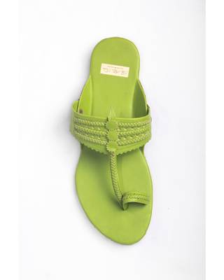Green Kolhapuris 2