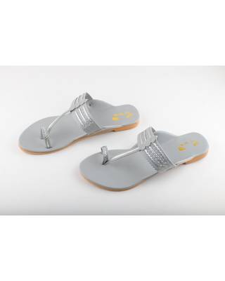 Grey Kolhapuris 1