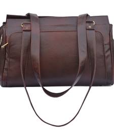 Genunine Leather Women'S Handbag (Deep Brown)