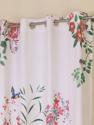 ROSARA HOME Kai Chenille Panel Printed Curtain 4