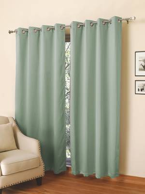 ROSARA HOME Erba Blackout-Set Of 2 Curtains 1