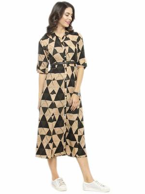 Black printed rayon party-wear-kurtis 3