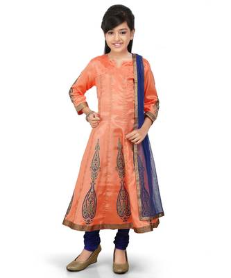 Piche Santoon Printet Kurta Blue Santoon Chodidar Set 1